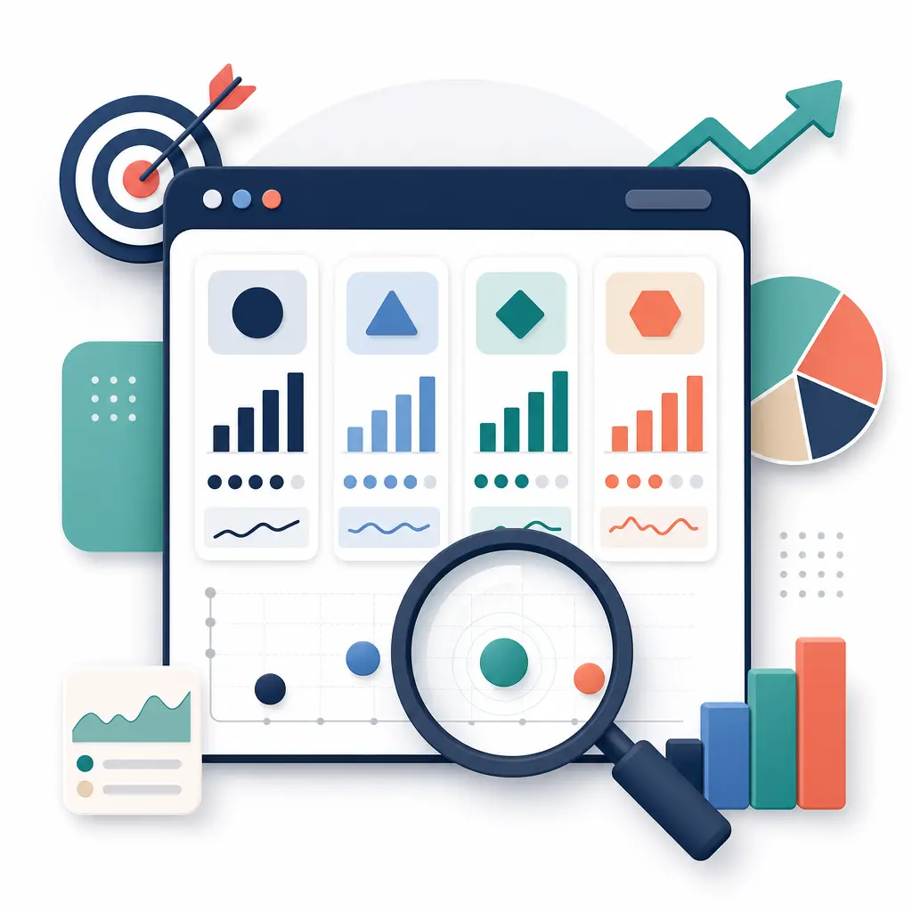 Competitor Snapshot 1 Competitor Snapshot Competitor analysis snapshot with magnifying glass