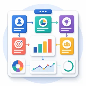 Professional infographic design showing organized information