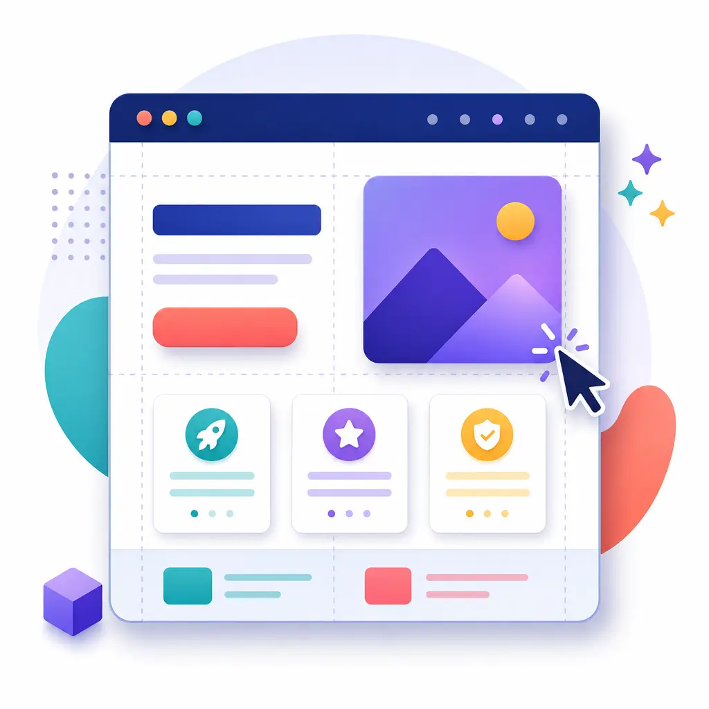 Landing Page UI Design 1 Landing Page UI Design Landing page UI design for presenting a product or service with structured sections and a clear call to action
