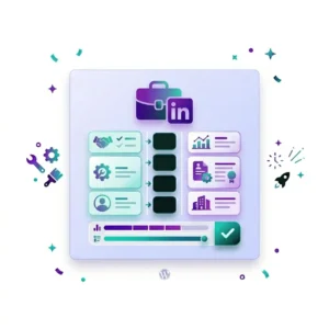 LinkedIn Company Page setup and optimization service — branded visuals