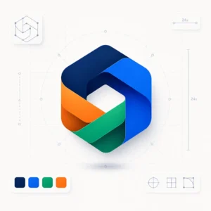 Professional custom logo design sample for businesses and stores