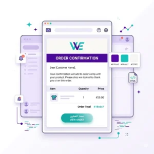 WooCommerce custom email template development service — branded HTML transactional emails for order confirmation