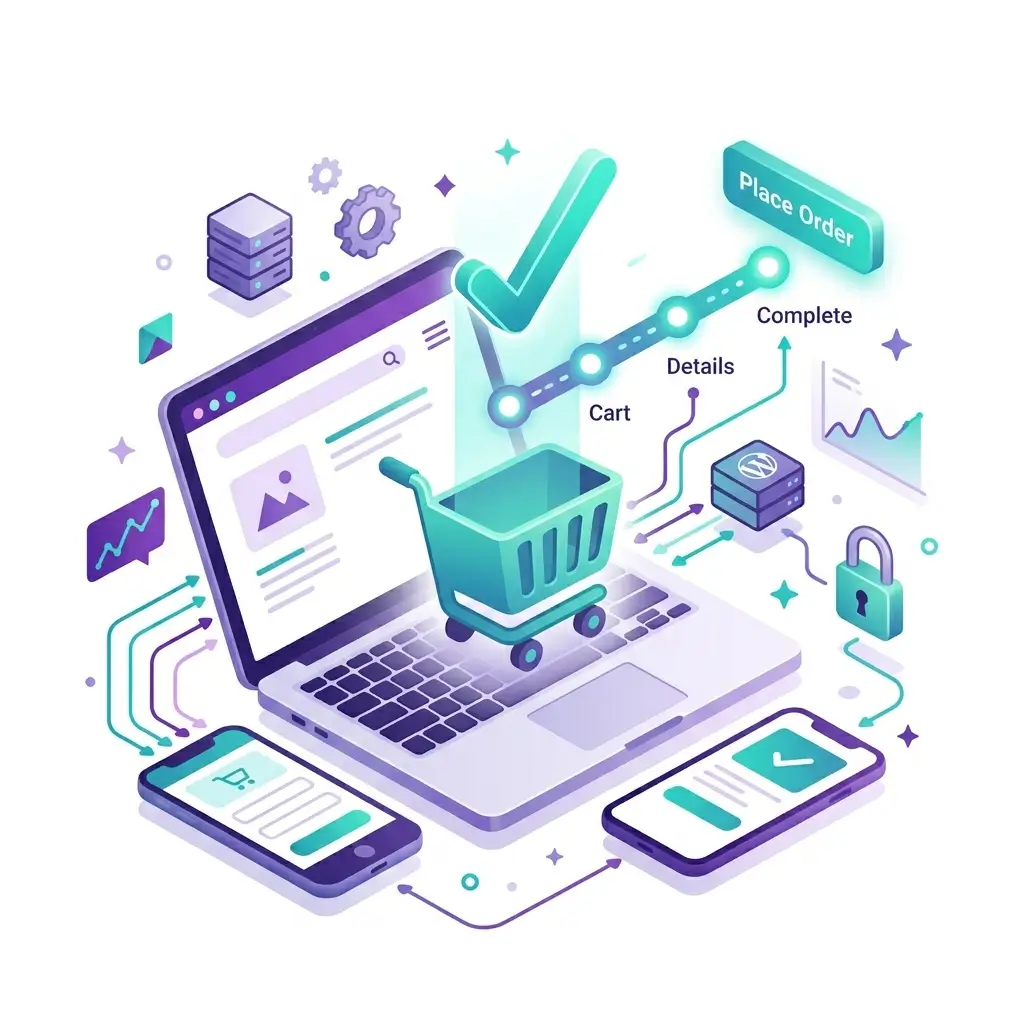 WooCommerce Checkout Optimization 1 WooCommerce Checkout Optimization WooCommerce checkout optimization service — streamlined checkout flow with field cleanup