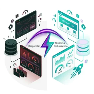 WordPress performance profiling and database optimization service — database bloat cleanup